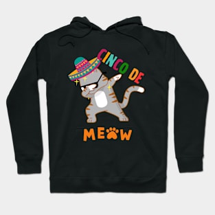 Cinco De Meow - cat lover Hoodie